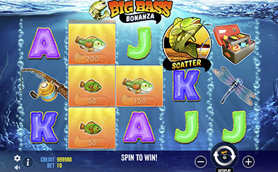 Big Bass Bonanza Разсыпальны Слот