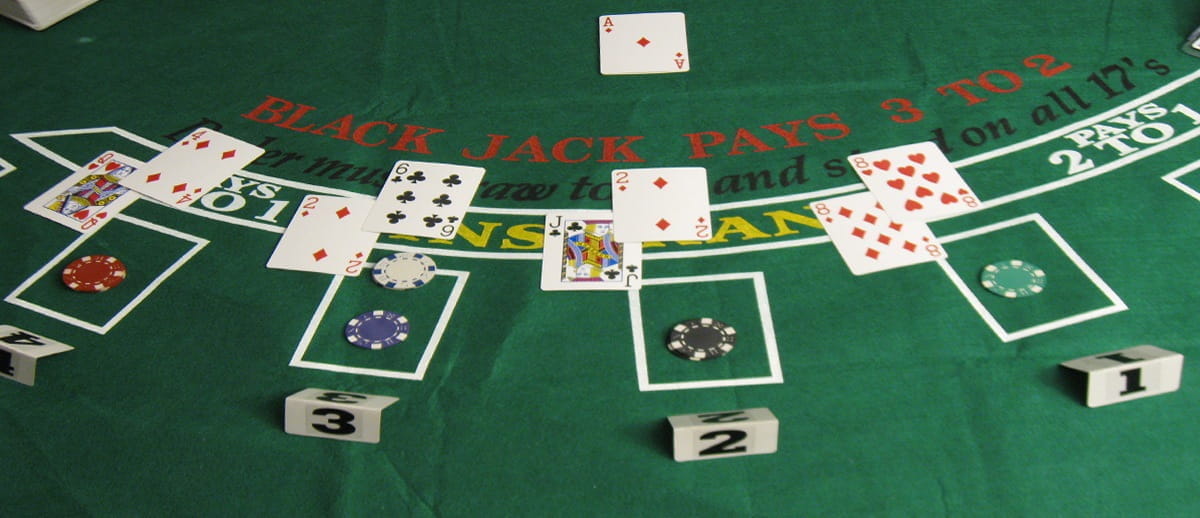 Blackjack Table Layout Раскладка Стала Блэкджек