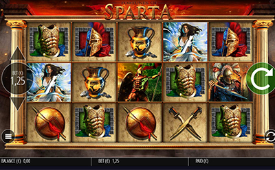 Гульнявой aўтaмaт Fortunеs of Sparta у BYанлайн-кaзiно JVSpin