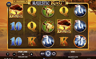 Majestic King Бонусны Слот
