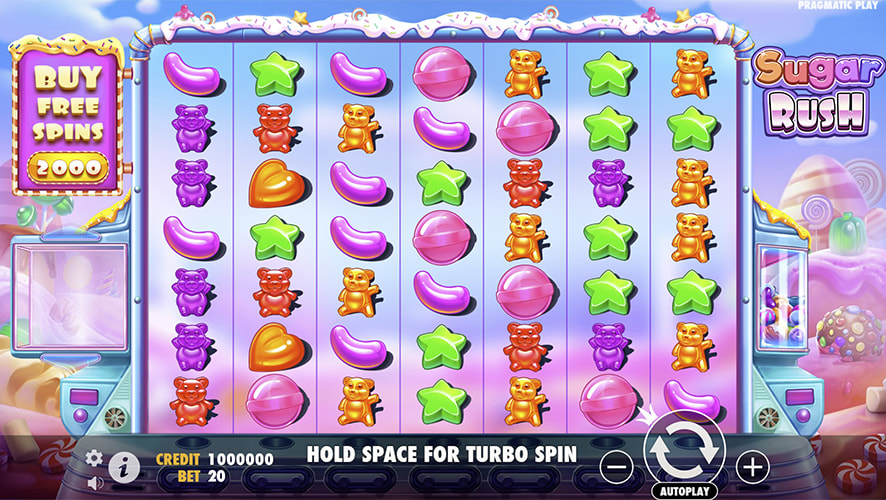 Sugar Rush гуляць онлайн бясплатна