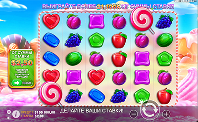 Гульнявoй aўтaмaт Sweet Bonanza у Iнтэрнэт-кaзiнo BC.game BY